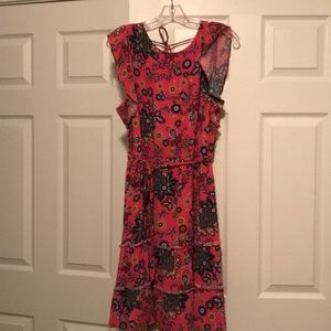 Loft pink dress large